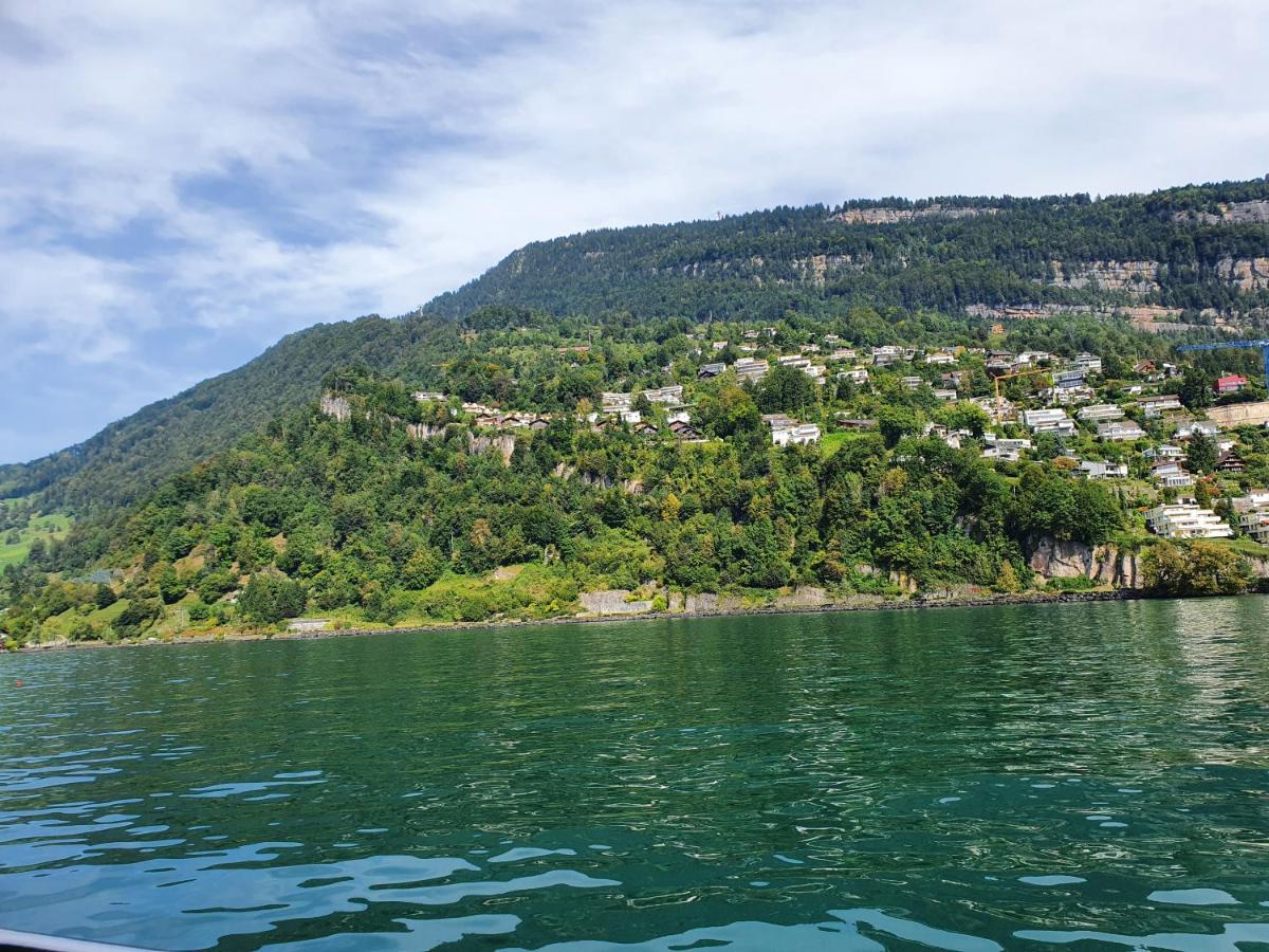 Priv. Apartment Bei Swiss Holiday Park Morschach Esterno foto